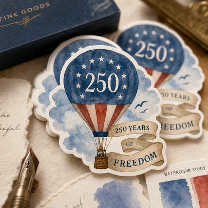 Hot Air Balloon Sticker