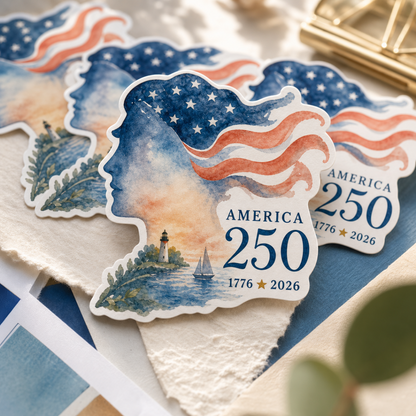Coastal Flag Sticker