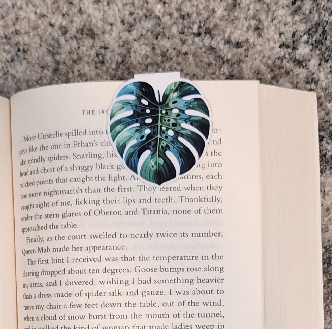 Monstera Leaf, Magnetic Bookmark