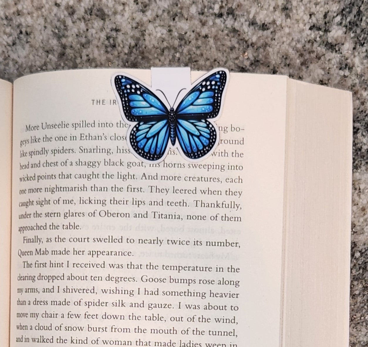 Blue Butterfly, Magnetic Bookmark