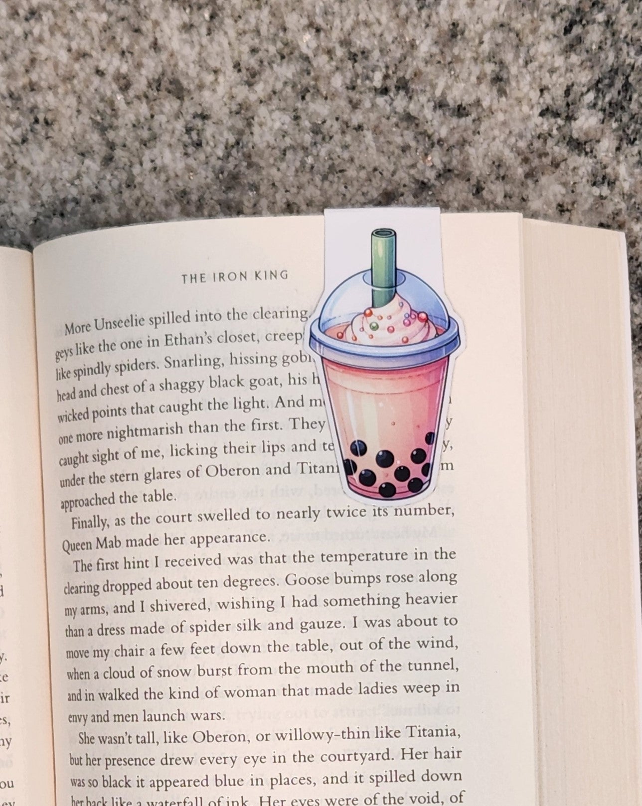 Boba Tea, Magnetic Bookmark