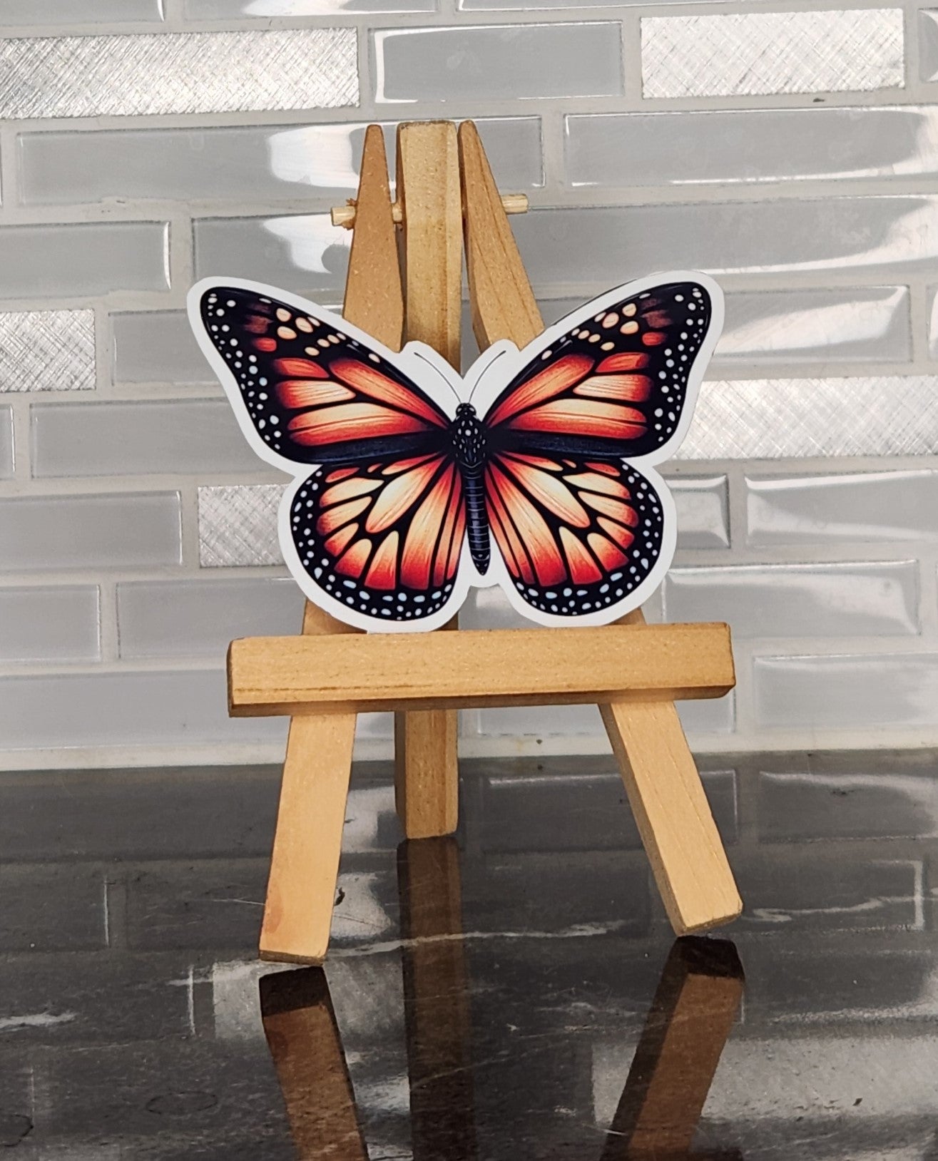 Monarch Butterfly, WATERPROOF VINYL STICKER