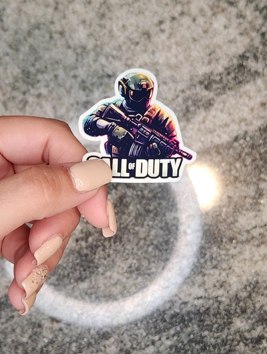 Call Of Duty, WATERPROOF VINYL STICKER