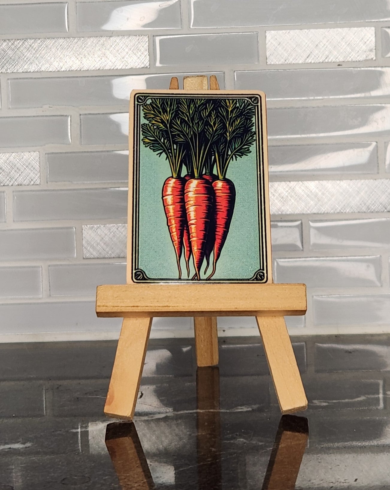 Carrot Seed Packet, WATERPROOF VINYL STICKER