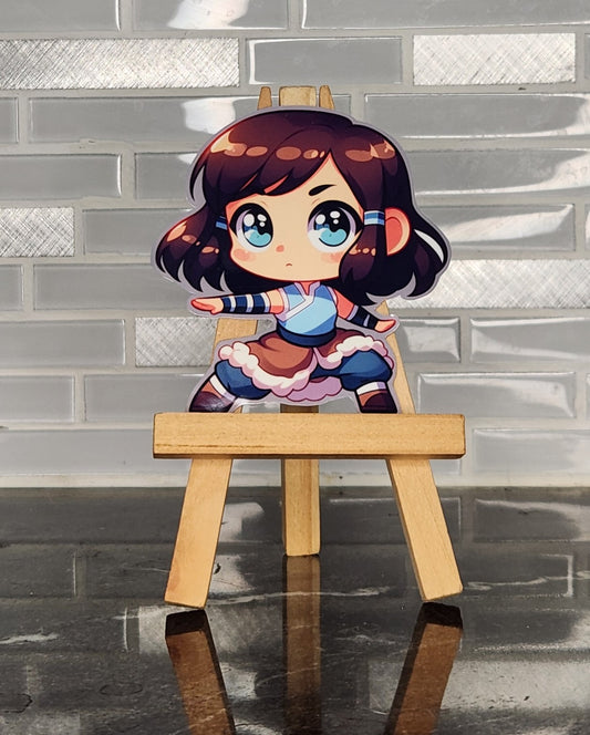 Chibi Korra, WATERPROOF VINYL STICKER