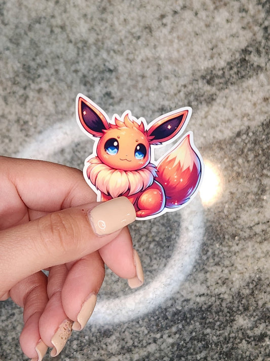 Eevee, Pokemon, WATERPROOF VINYL STICKER