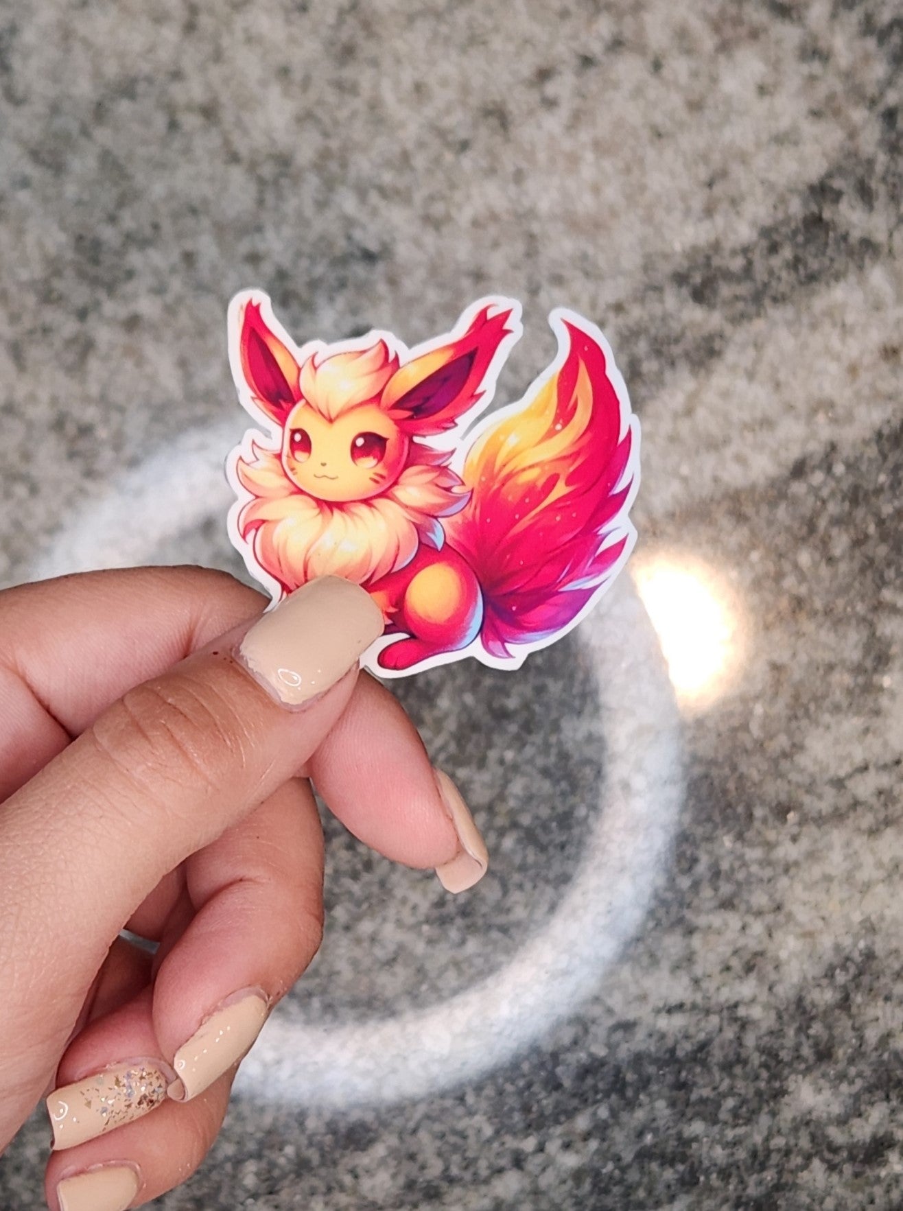 Flareon, Pokemon, WATERPROOF VINYL STICKER