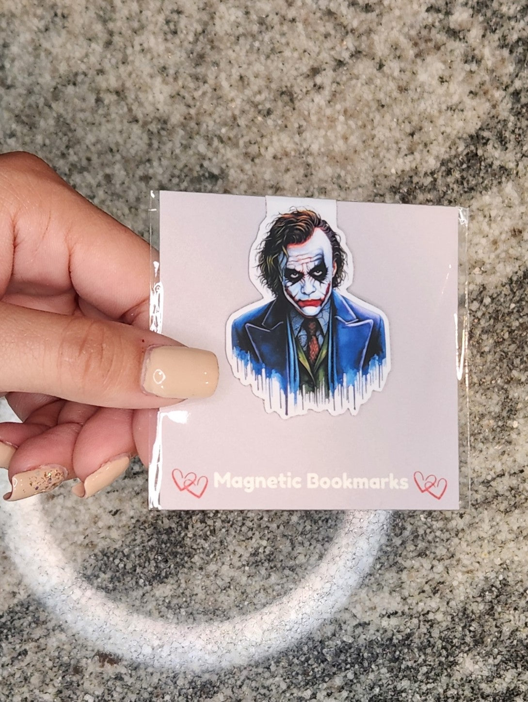 Joker, Heath Ledger, Magnetic Bookmark