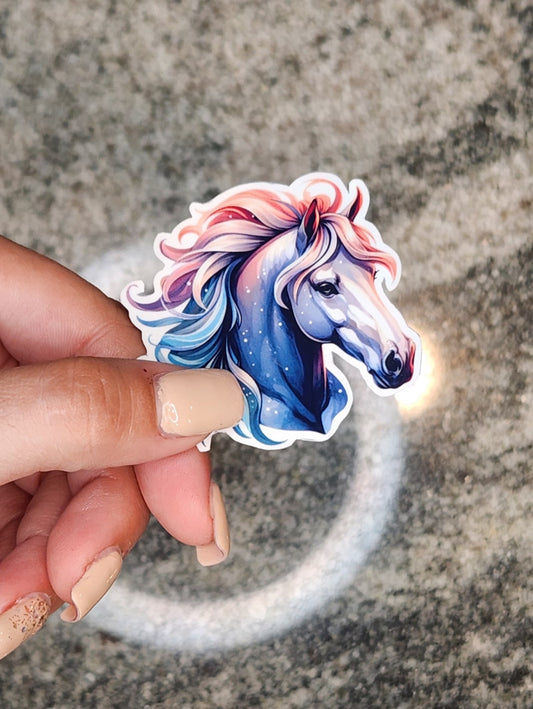 White Horse, WATERPROOF VINYL STICKER