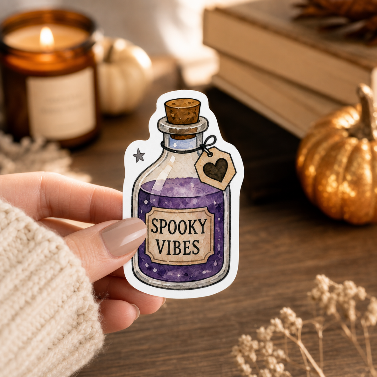 Spooky Potion Bottle Sticker