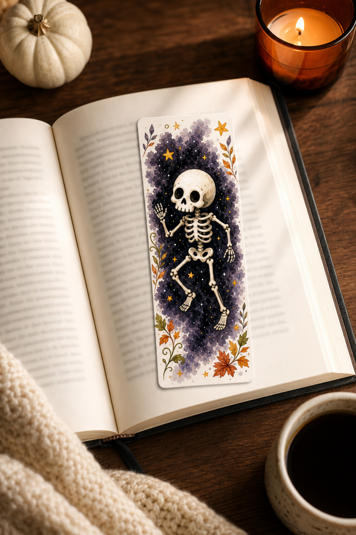 Dancing Skeleton Bookmark