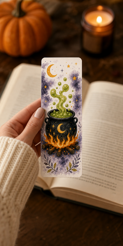 Witch Cauldron Bookmark