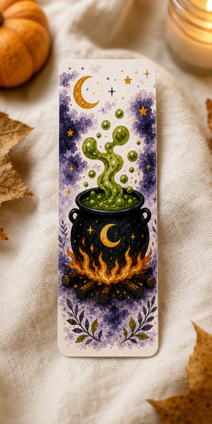 Witch Cauldron Bookmark
