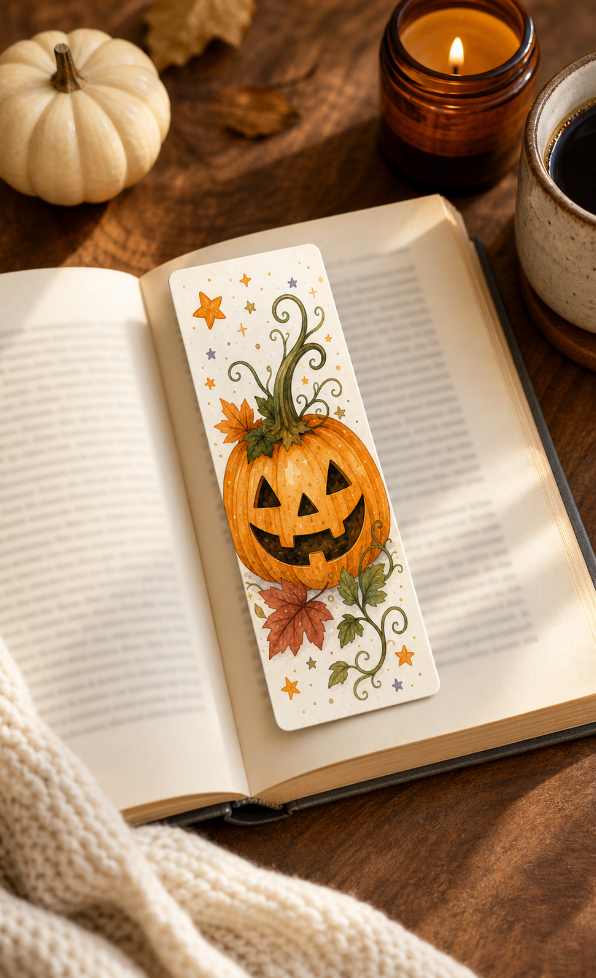 Jack O Lantern Bookmark