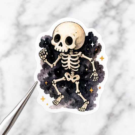 Dancing Skeleton — Waterproof Vinyl Sticker