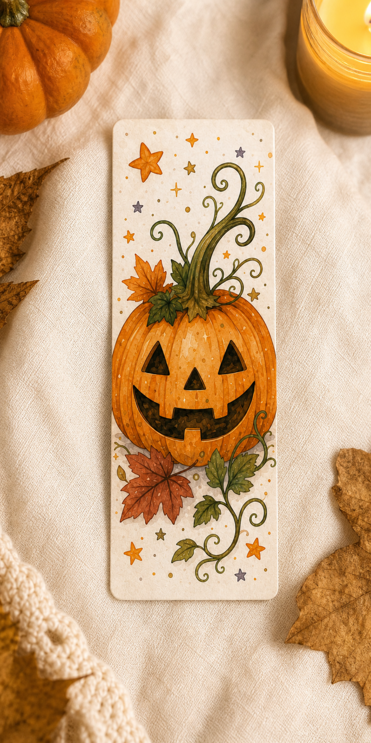 Jack O Lantern Bookmark