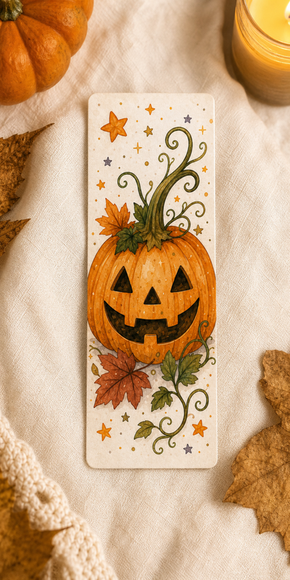Jack O Lantern Bookmark