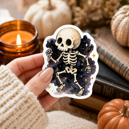 Dancing Skeleton Sticker