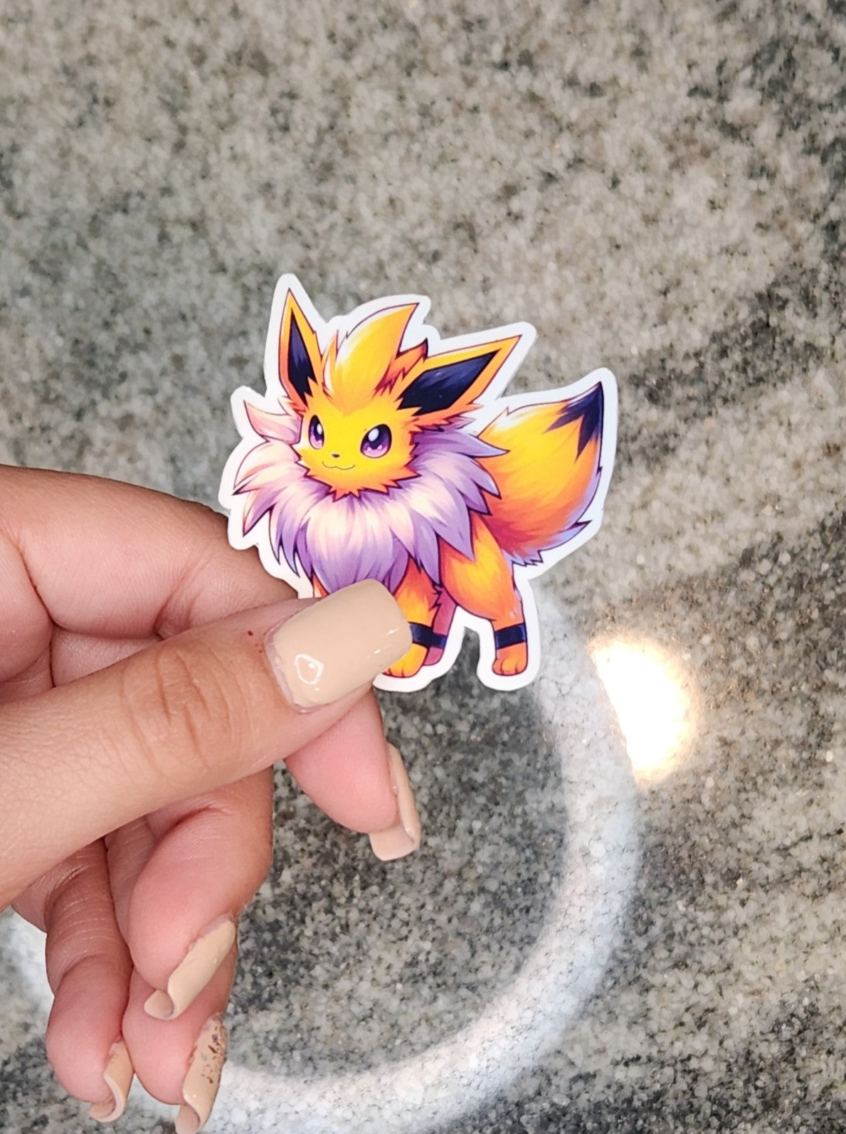 Jolteon, Pokémon, WATERPROOF VINYL STICKER