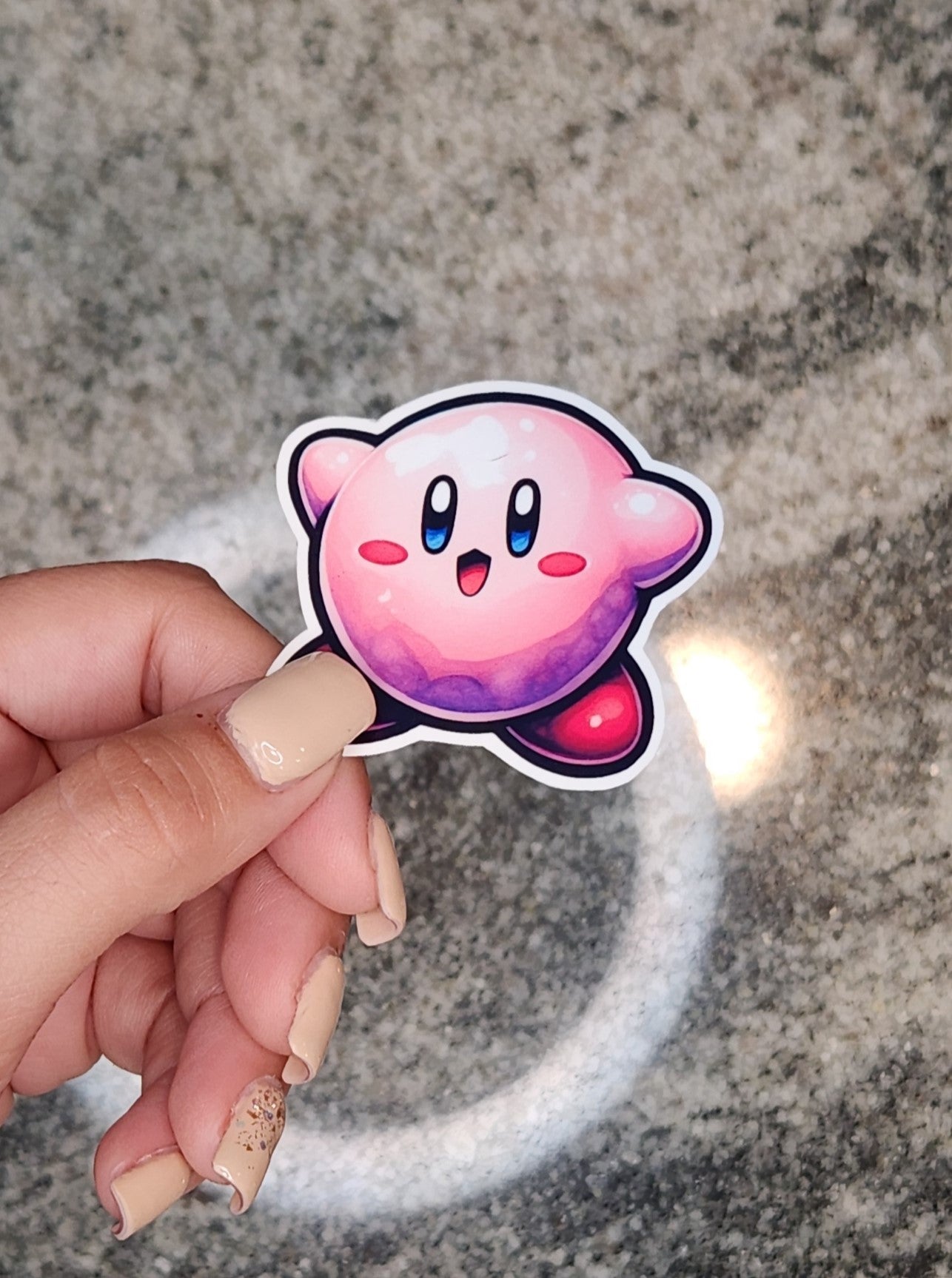 Kirby, WATERPROOF VINYL STICKER