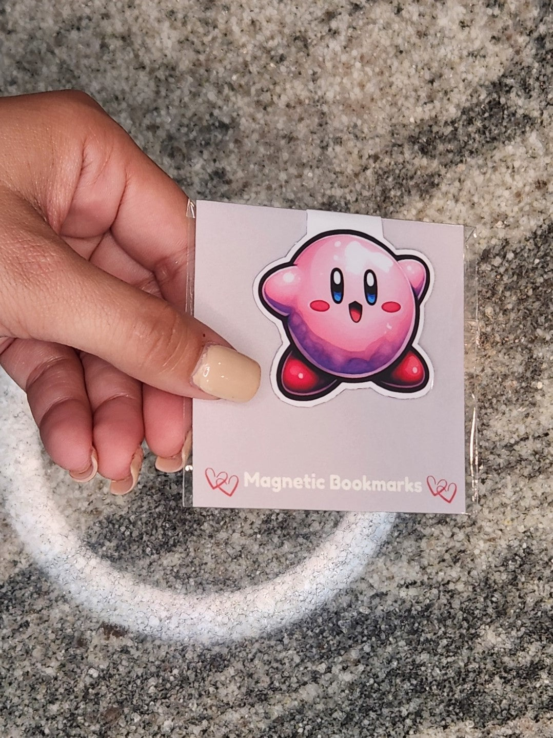 Kirby, Magnetic Bookmark