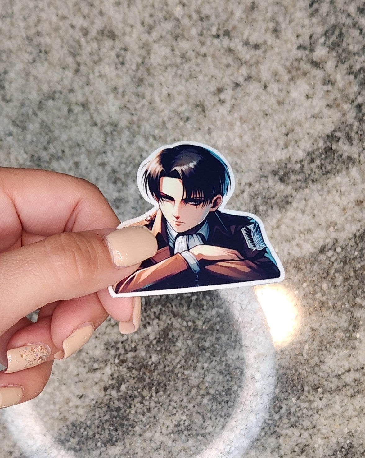 Levi, AOT, WATERPROOF VINYL STICKER