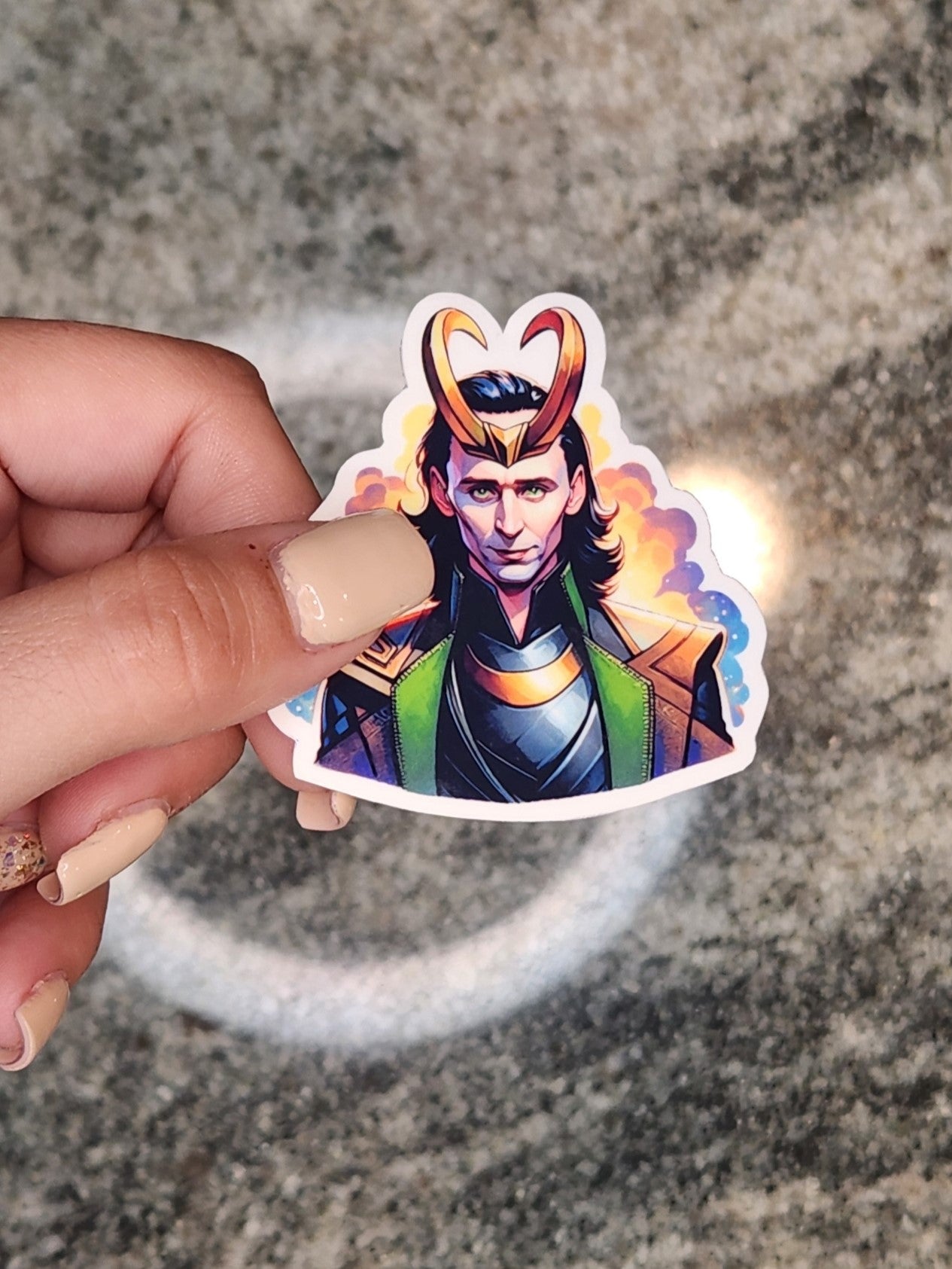 Loki, Tom Hiddleston, WATERPROOF VINYL STICKER