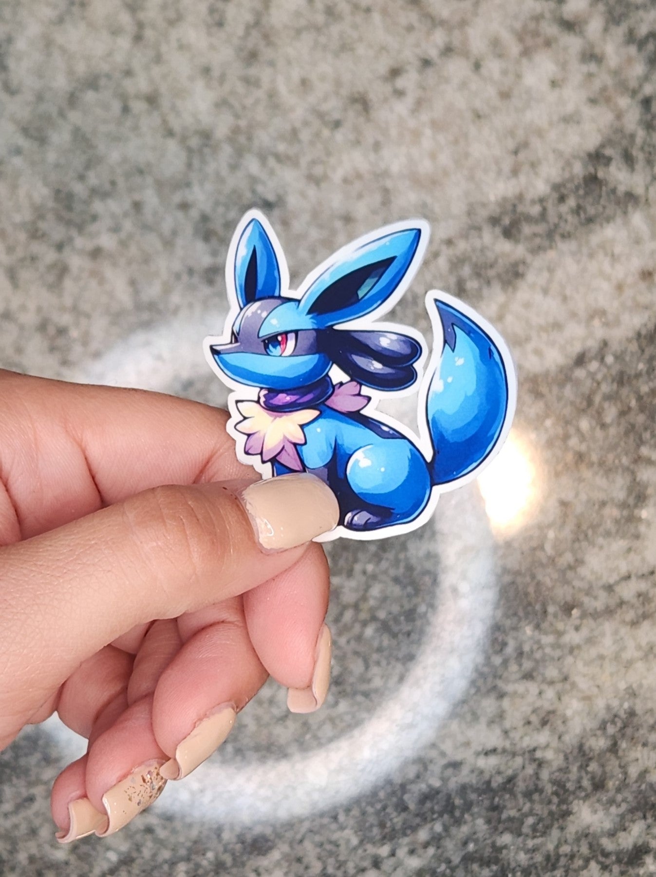 Lucario, Pokemon, WATERPROOF VINYL STICKER