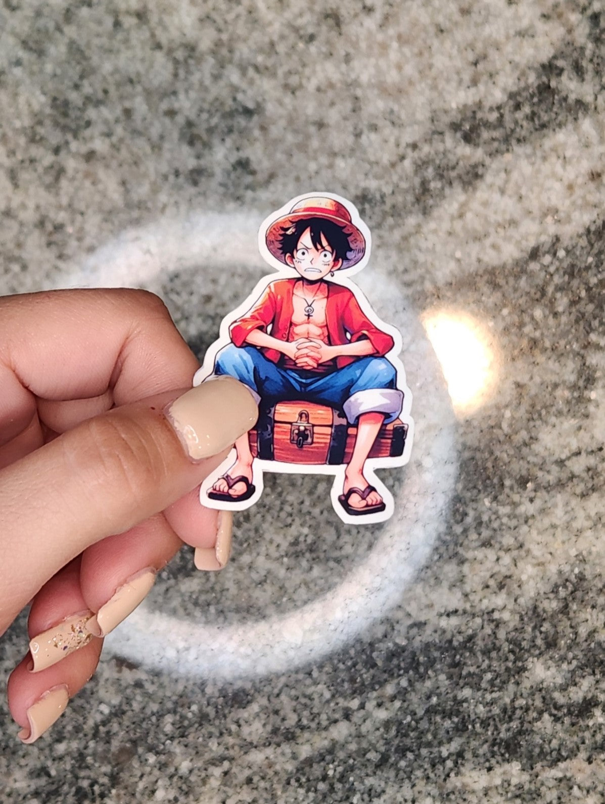 Luffy, One Piece, WATERPROOF VINYL STICKER