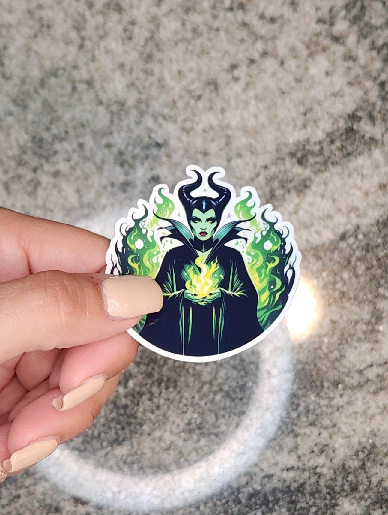 Maleficent, WATERPROOF VINYL STICKER