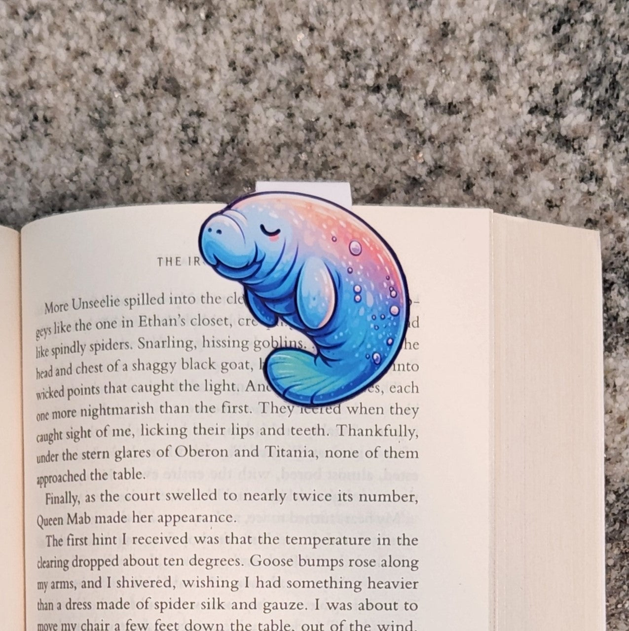 Manatee Magnetic Bookmark