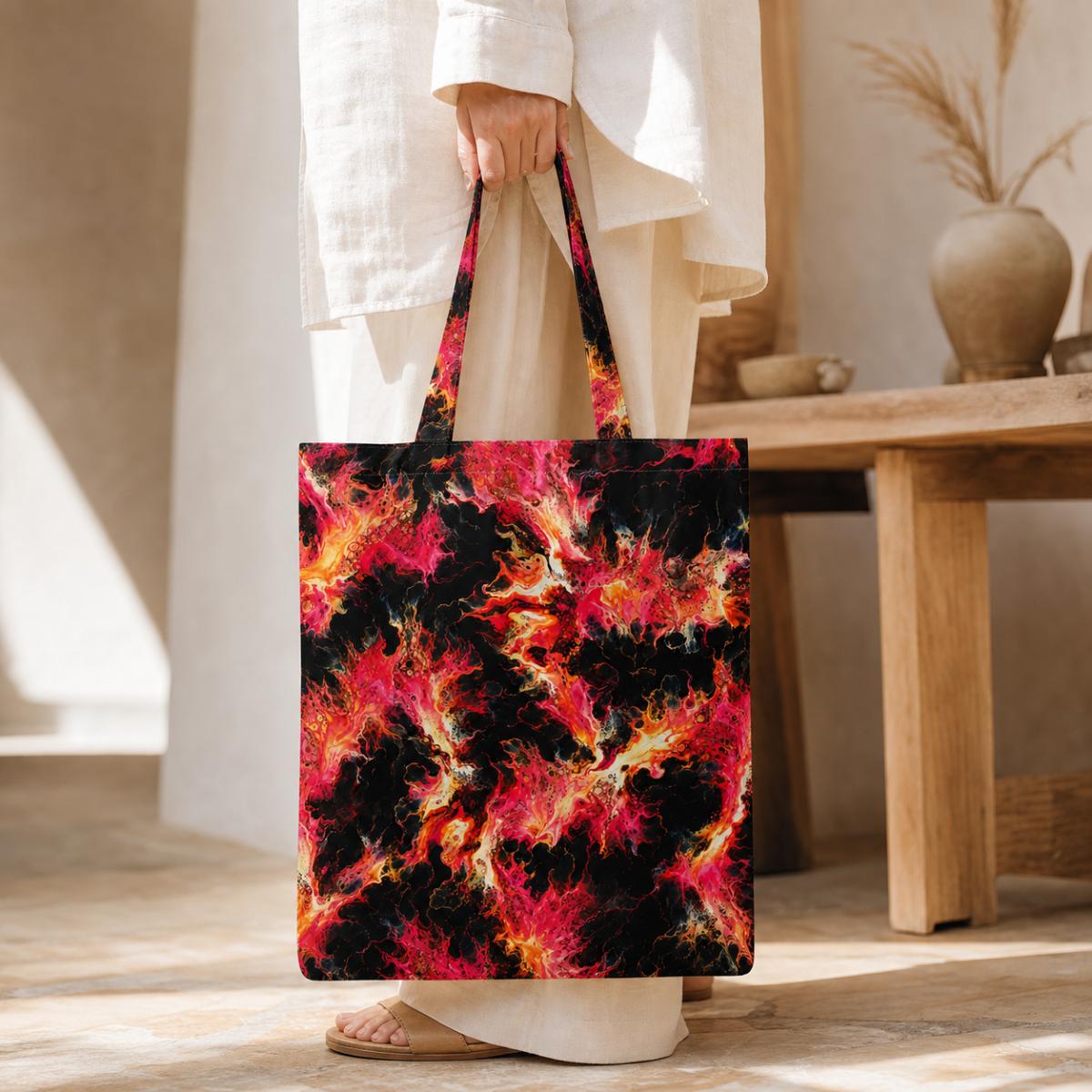 Phoenix Fire — Cotton Tote Bag