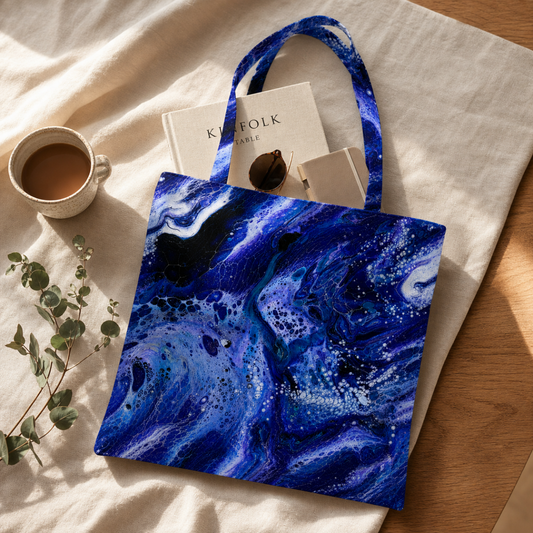Royal Blue Galaxy — Cotton Tote Bag