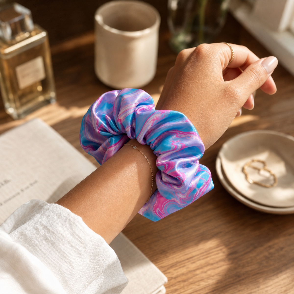 Pastel Dream — Satin Scrunchie