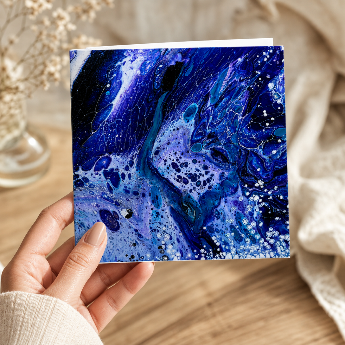 Midnight Ocean — Art Greeting Card