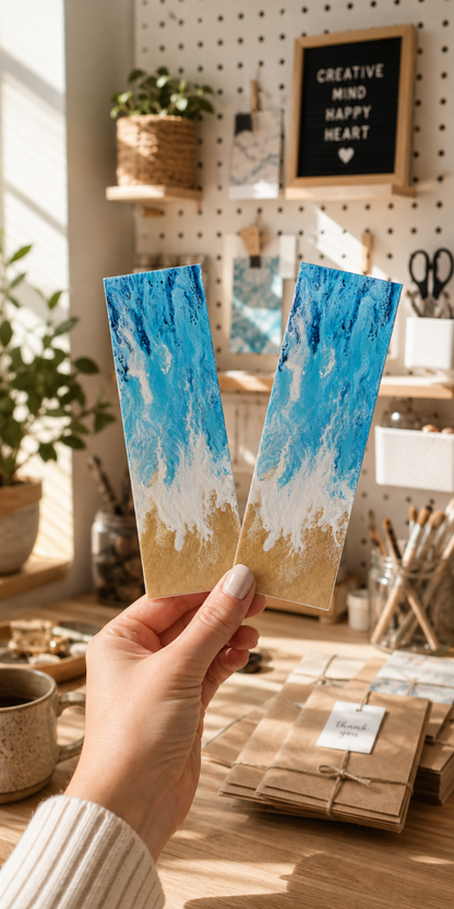Hand-Painted Bookmark
