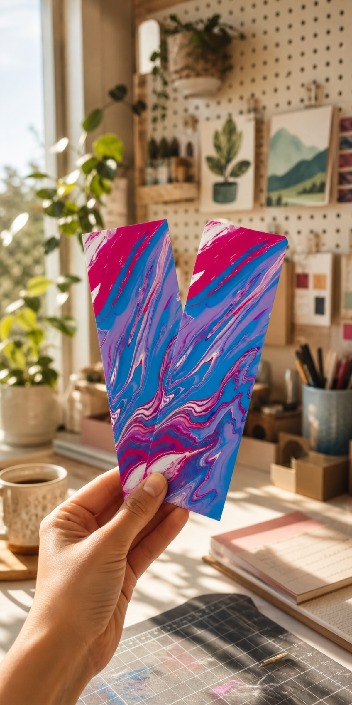 Hand-Painted Bookmark