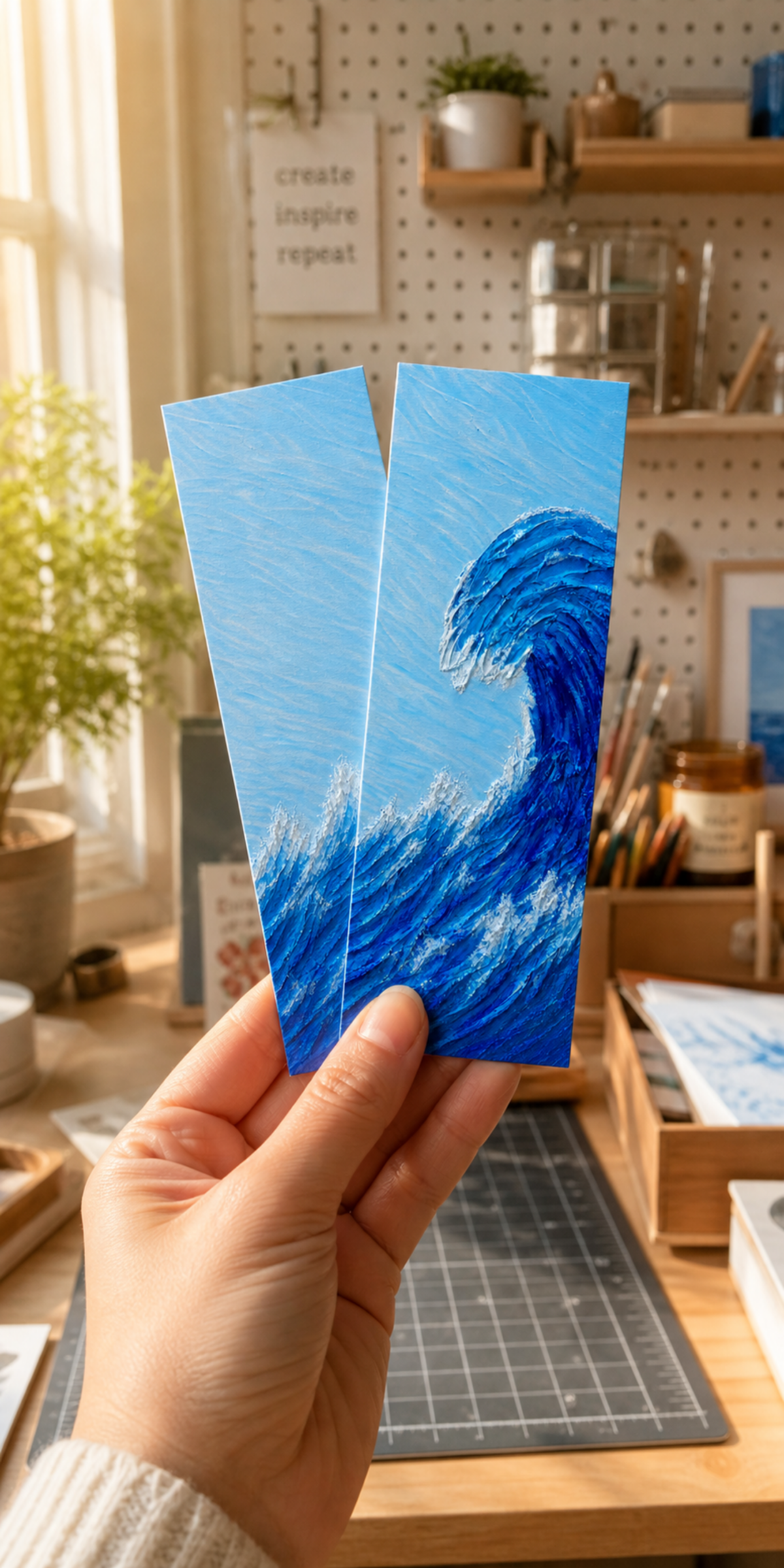 Hand-Painted Bookmark