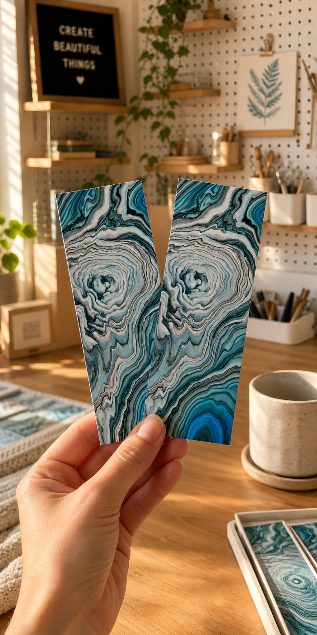 Hand-Painted Bookmark