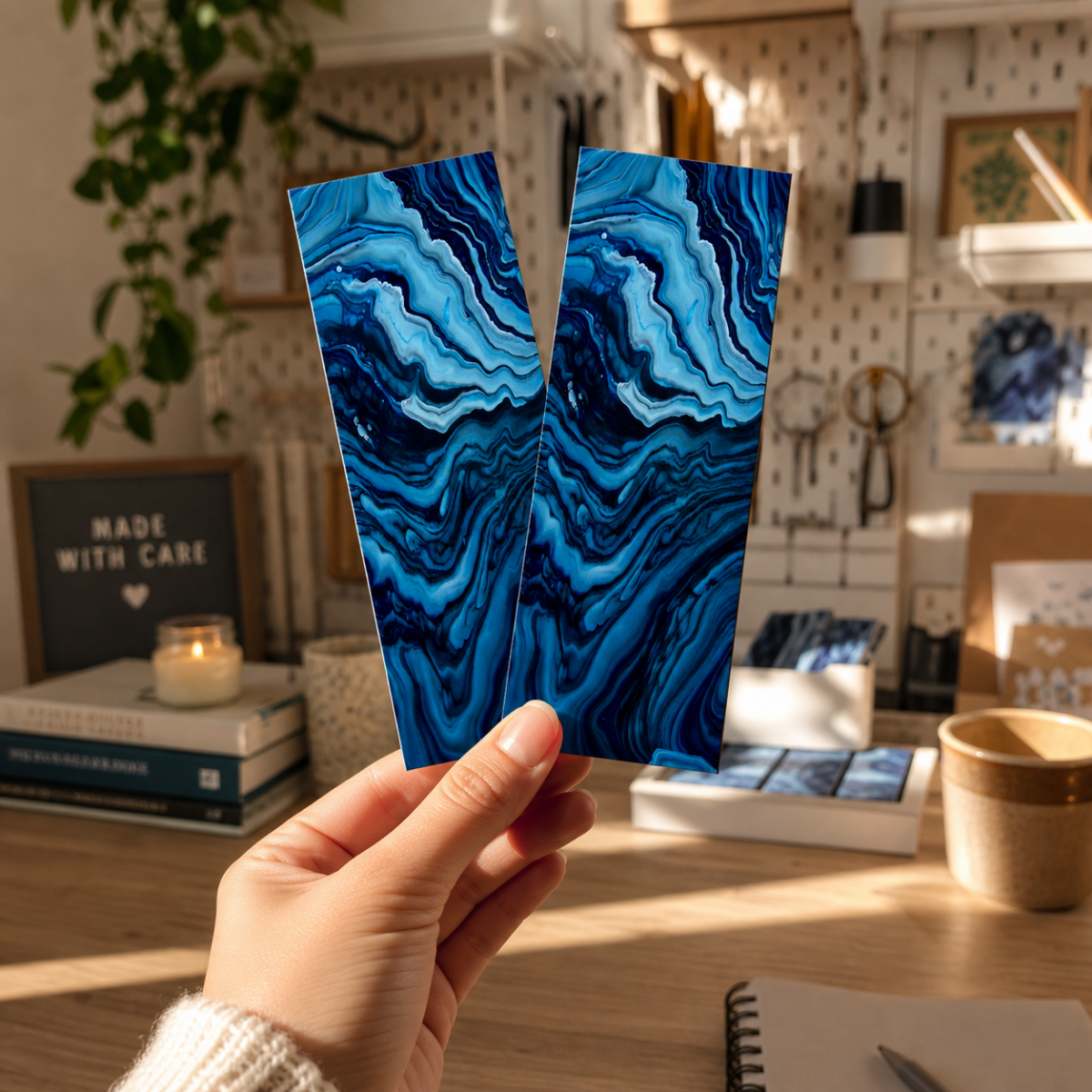 Hand-Painted Bookmark