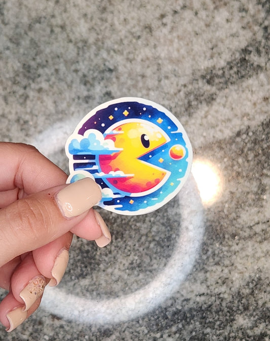 Pacman, WATERPROOF VINYL STICKER