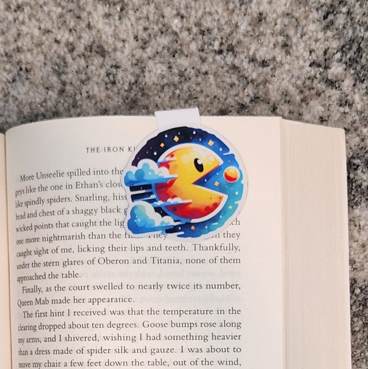 Pacman Magnetic Bookmark