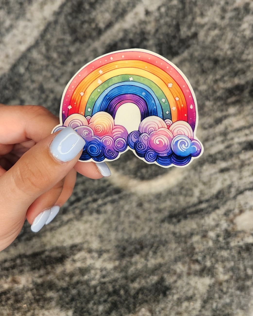 Rainbow, WATERPROOF VINYL STICKER