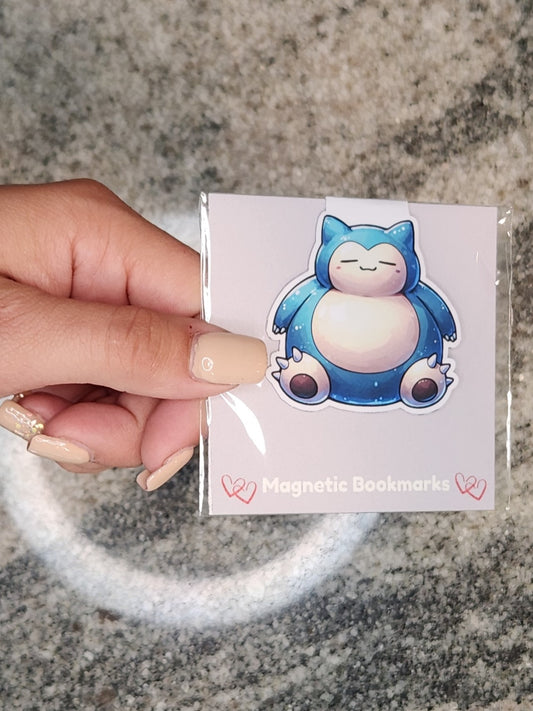 Snorlax Magnetic Bookmark