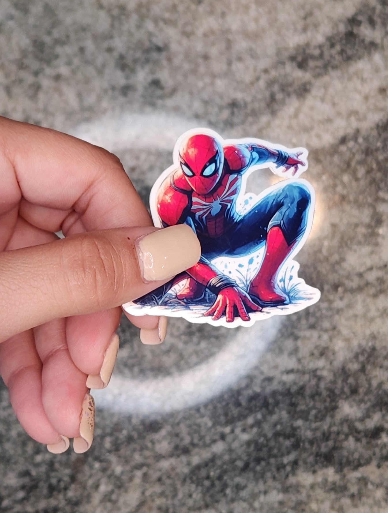 Spiderman, WATERPROOF VINYL STICKER