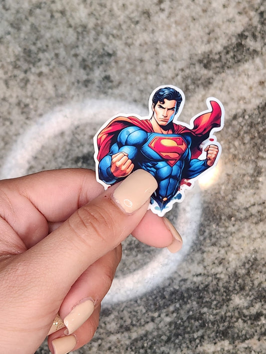 Superman, WATERPROOF VINYL STICKER