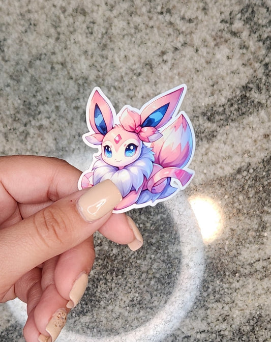 Sylveon, Pokemon, WATERPROOF VINYL STICKER