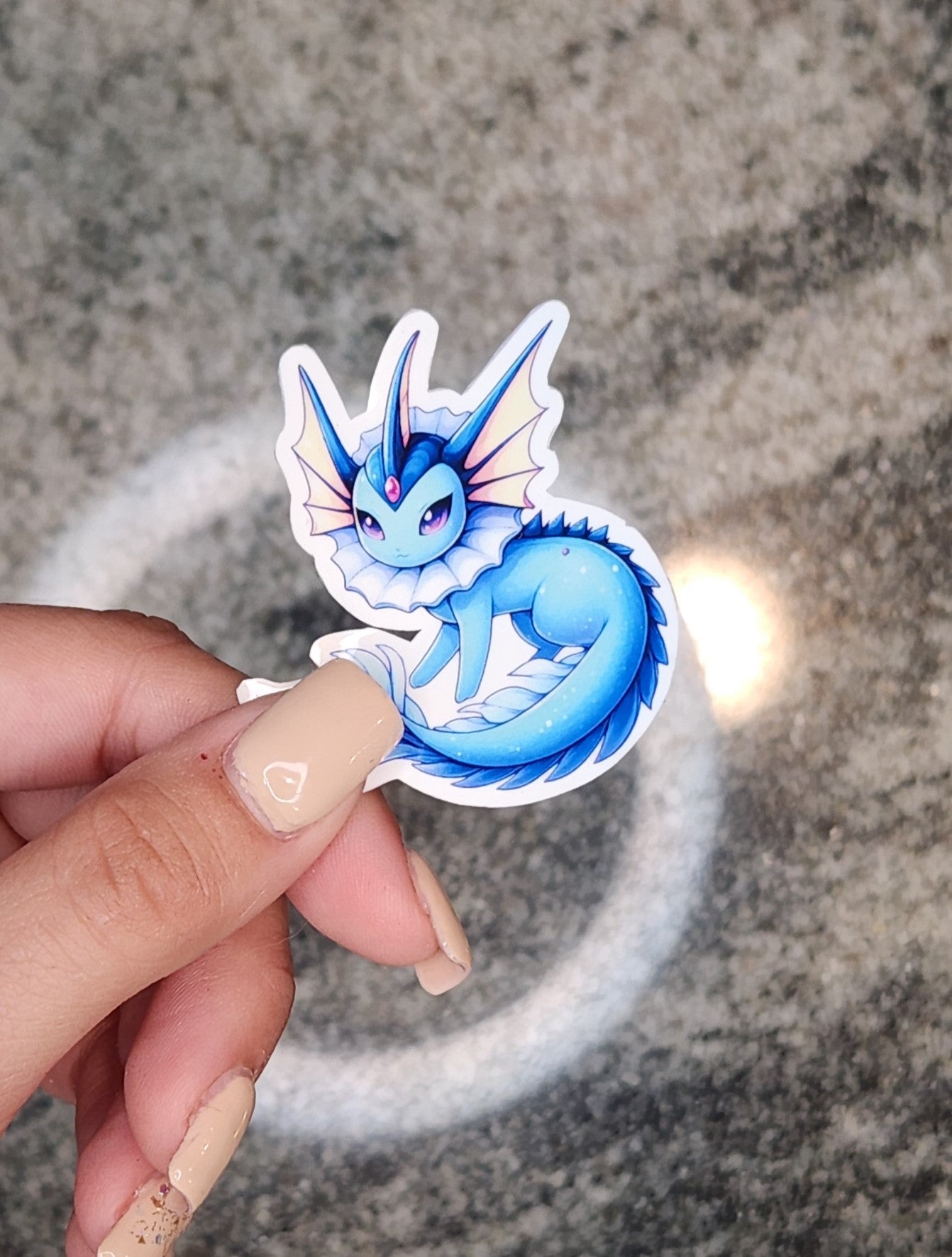 Vaporeon, Pokemon, WATERPROOF VINYL STICKER