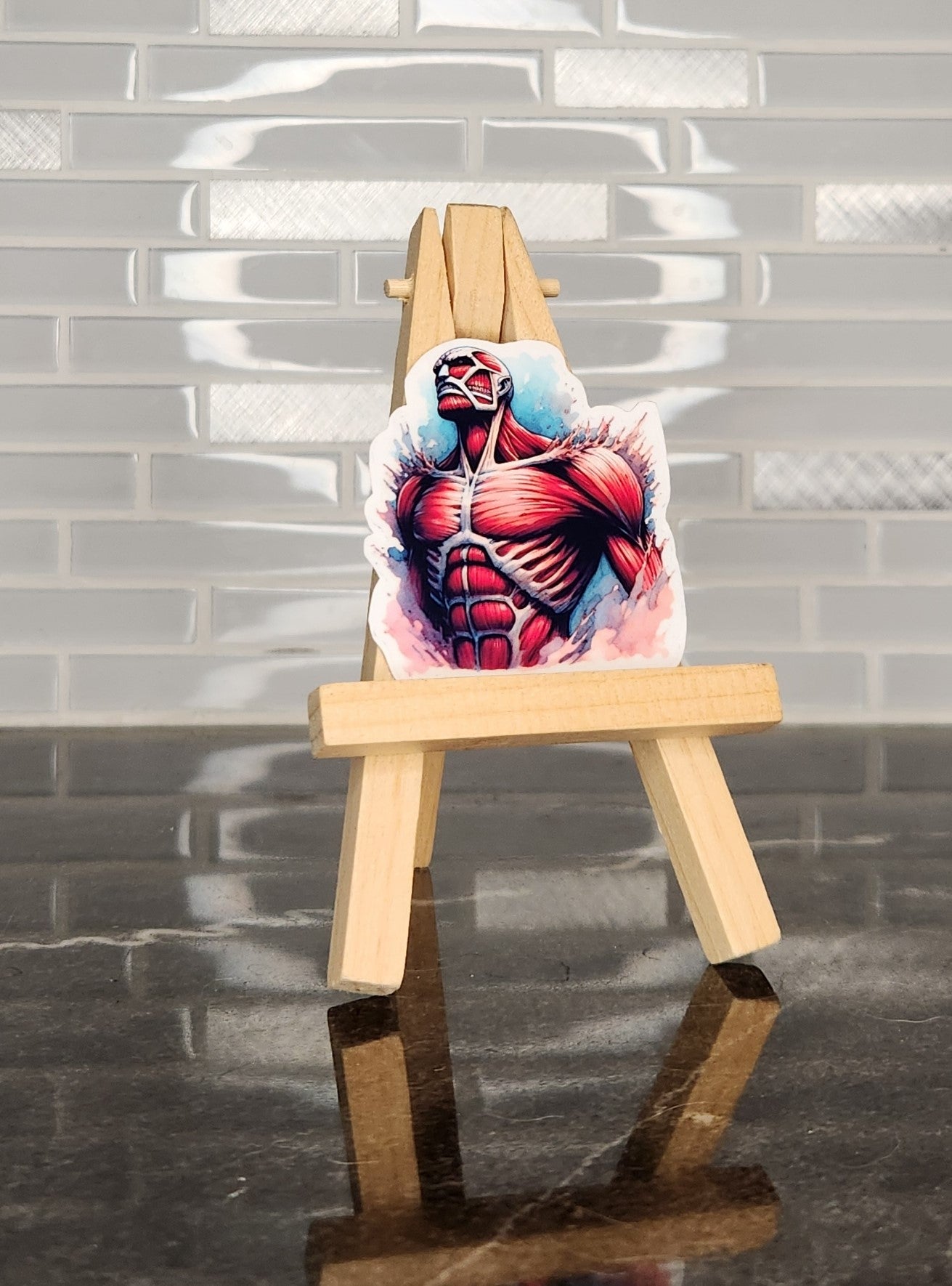 Colossal Titan, AOT, WATERPROOF VINYL STICKER