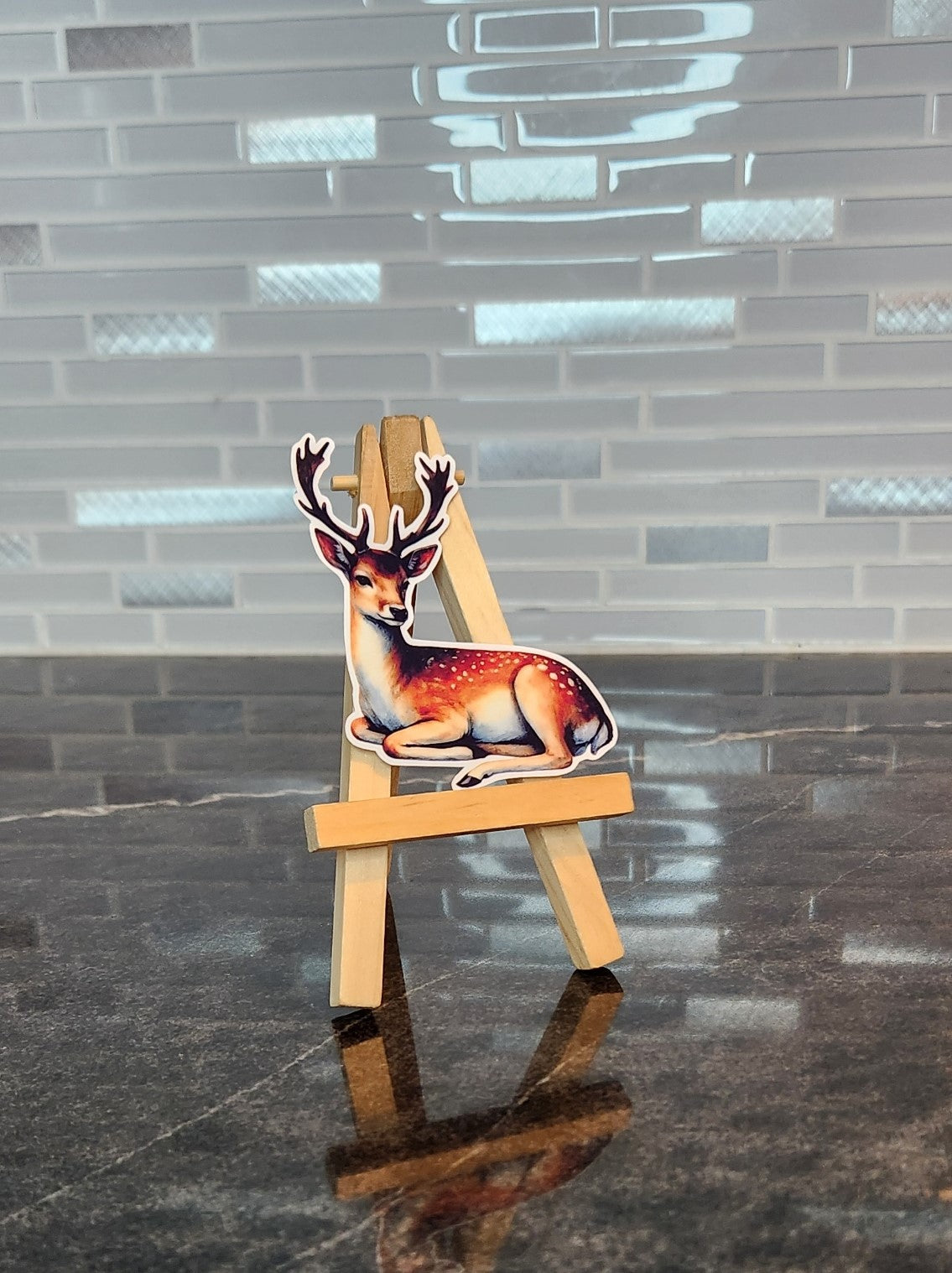 Deer, WATERPROOF VINYL STICKER